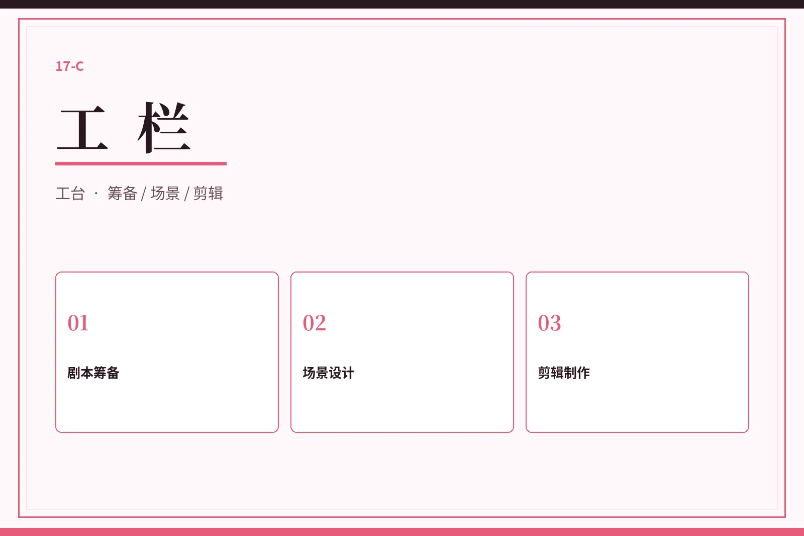 17C 工栏视觉
